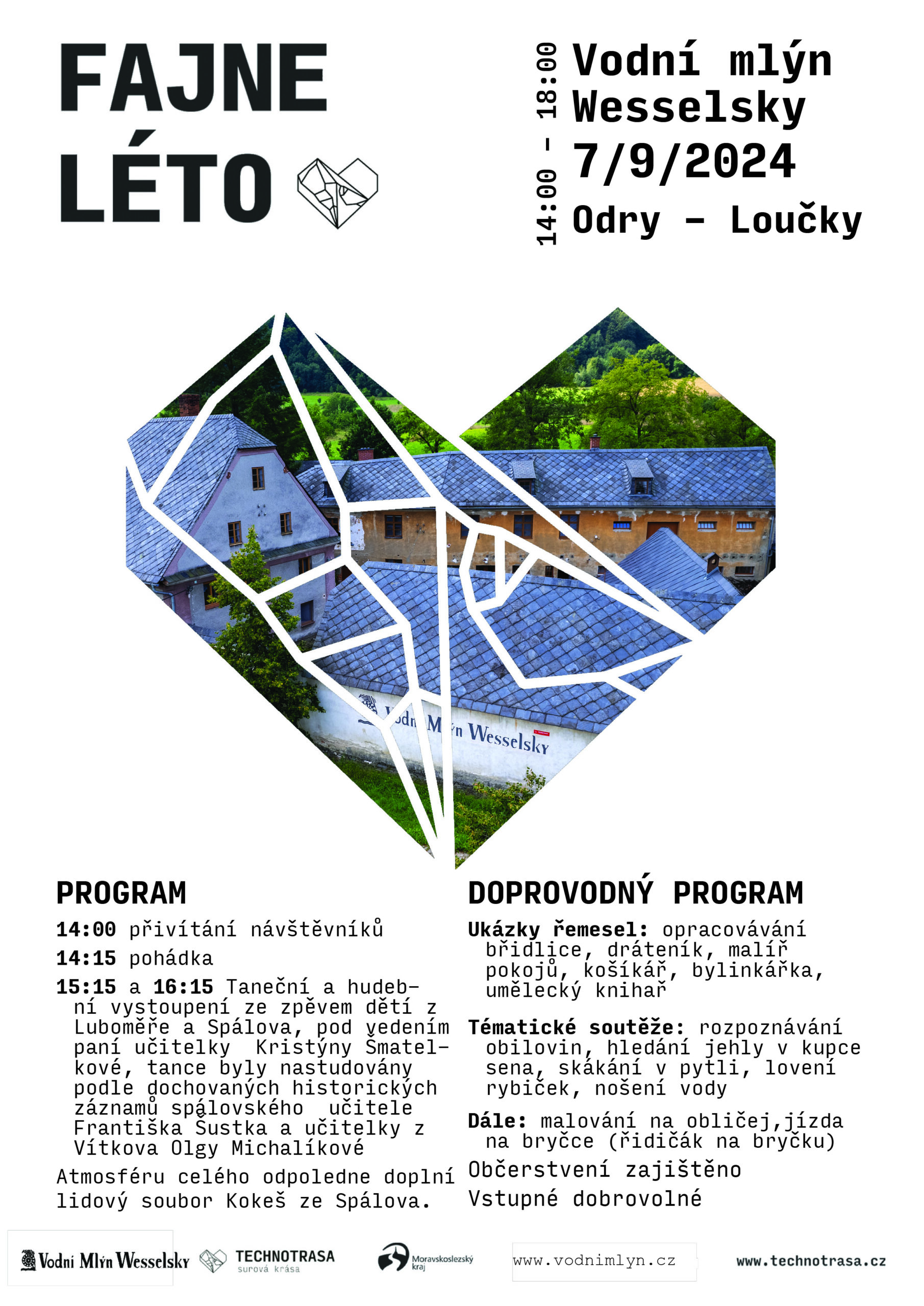 Fajné léto s Kokešem na mlýně Wesselsky